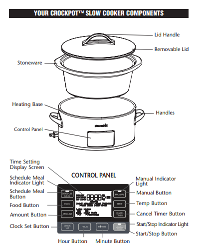 Crock-Pot® Programable MyTime - Product Information